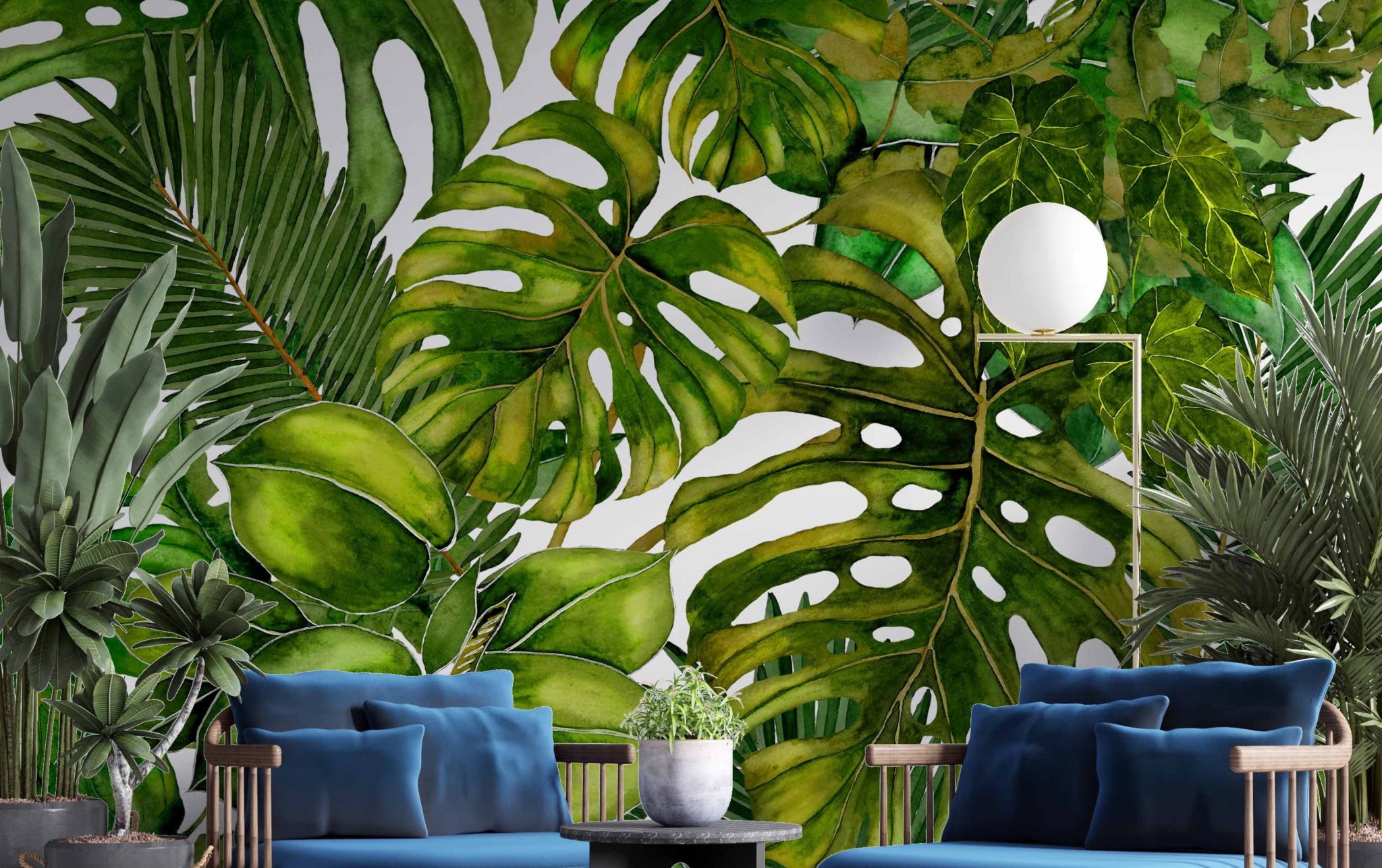 Custom Botanical Wallpapers Bespoke Wallpaper