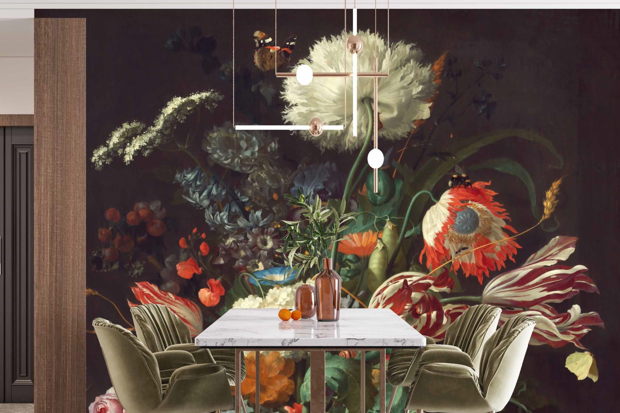 Floral Wallpaper Suppliers Cape Town Bespoke Wallpaper